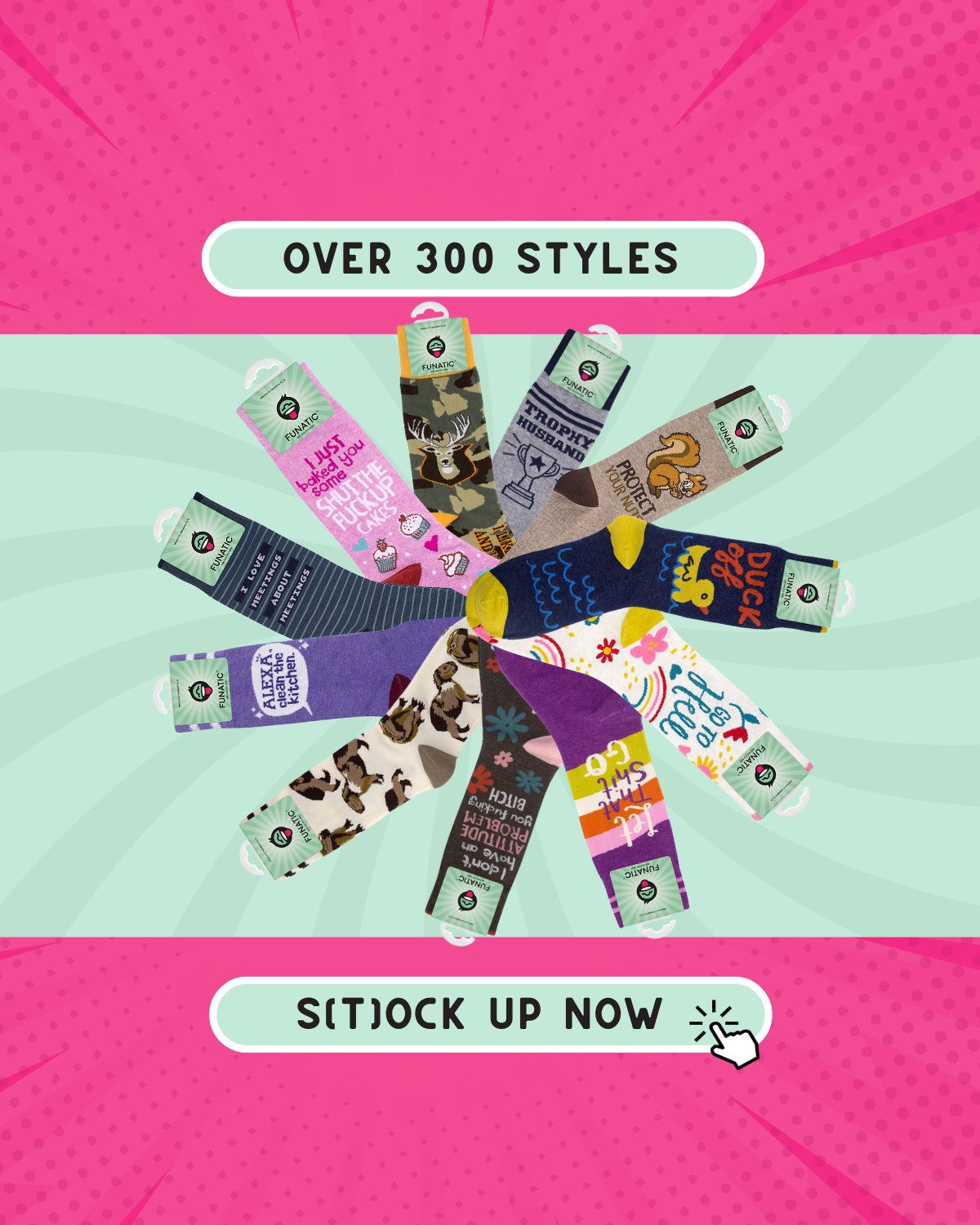 I Don’t Have An Attitude Problem You Fucking Bitch Socks - HER Home Design Boutique